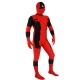 Classic Red & Black Dealpool Spandex Deadpool Costume